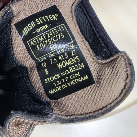 Red Wing Irish Setter Crosby Waterproof Hiking High Traffic Boots Womens Size 10 - Picture 9 of 14